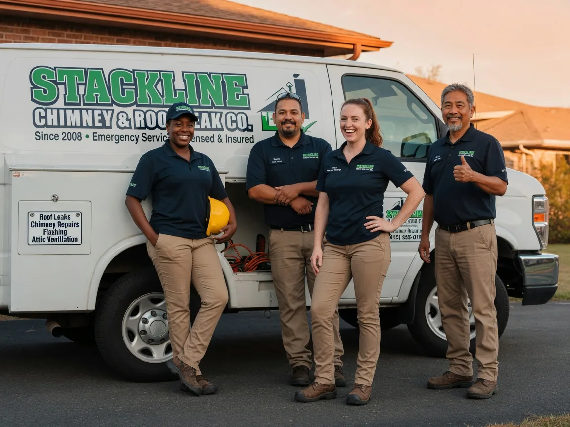 Chimney flashing repair company in Lenore, WV